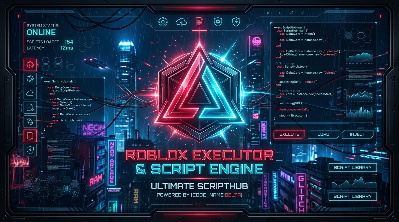 Delta Executor Cyberpunk Interface
